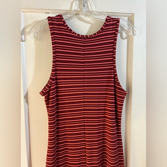 Marine Layer Lexi Striped Midi Dress M - Picture 8 of 12